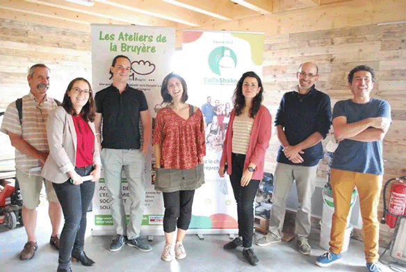Les Ateliers de la Bruyère ont accueilli l’équipe de l’association clermontoise Cocoshaker