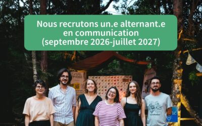 Annonce : alternance en communication pour septembre 2026